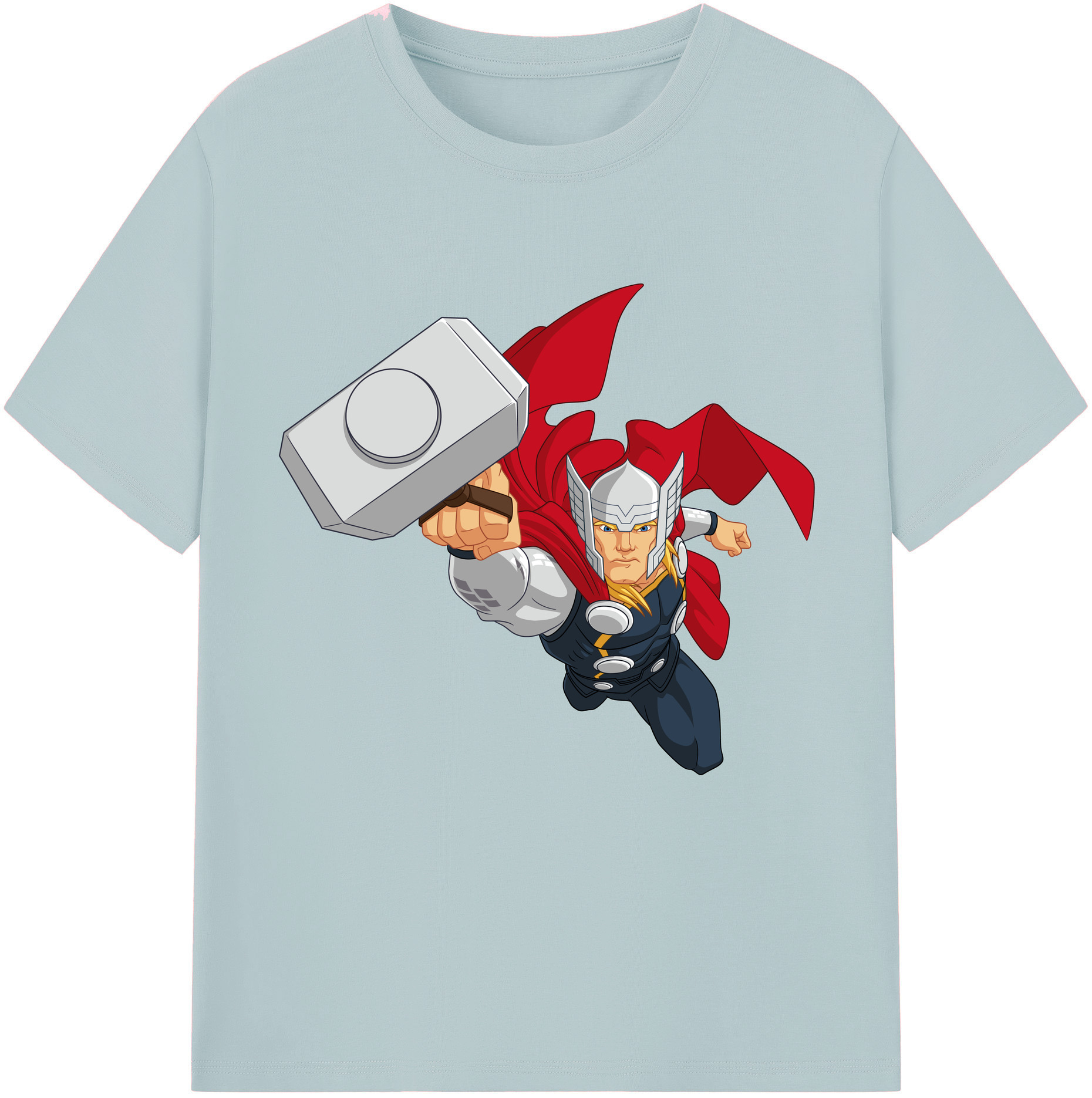 （画像用） アベンジャーズ The Avengers 綿100％半袖Tシャツ（フロントプリント）